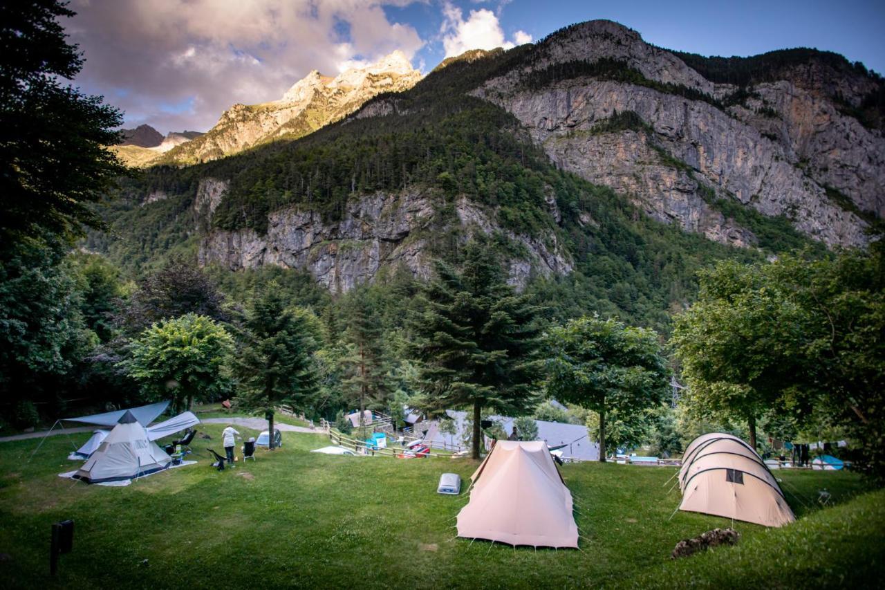 Camping Valle De Bujaruelo Torla Exterior foto